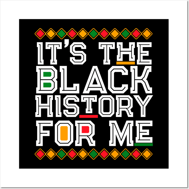 Black History Month Wall Art by For the culture tees